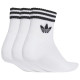 Adidas Κάλτσες 3-Stripes Ankle Socks 3 pairs